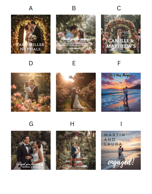 Wedding/Engagement 2x2 Bundles